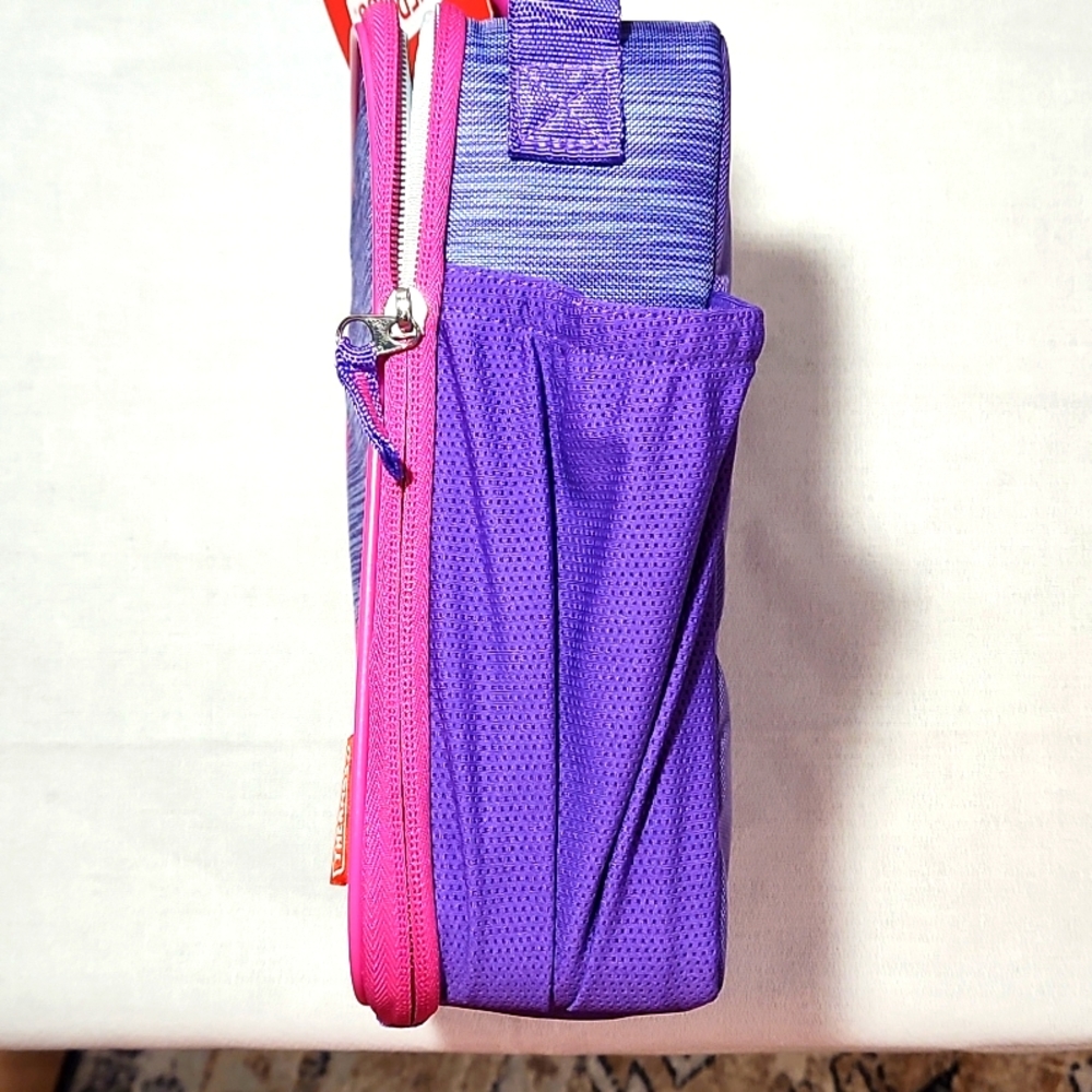 THERMOS NEW LUNCH BAG ANTIMCROBAL PROTECTION 100% PCV FREE PURPLE & PINK - Picture 3 of 9